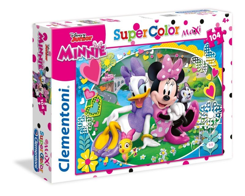 Clementoni, puzzle, Disney, Minnie Happy Helpers, 104 el.