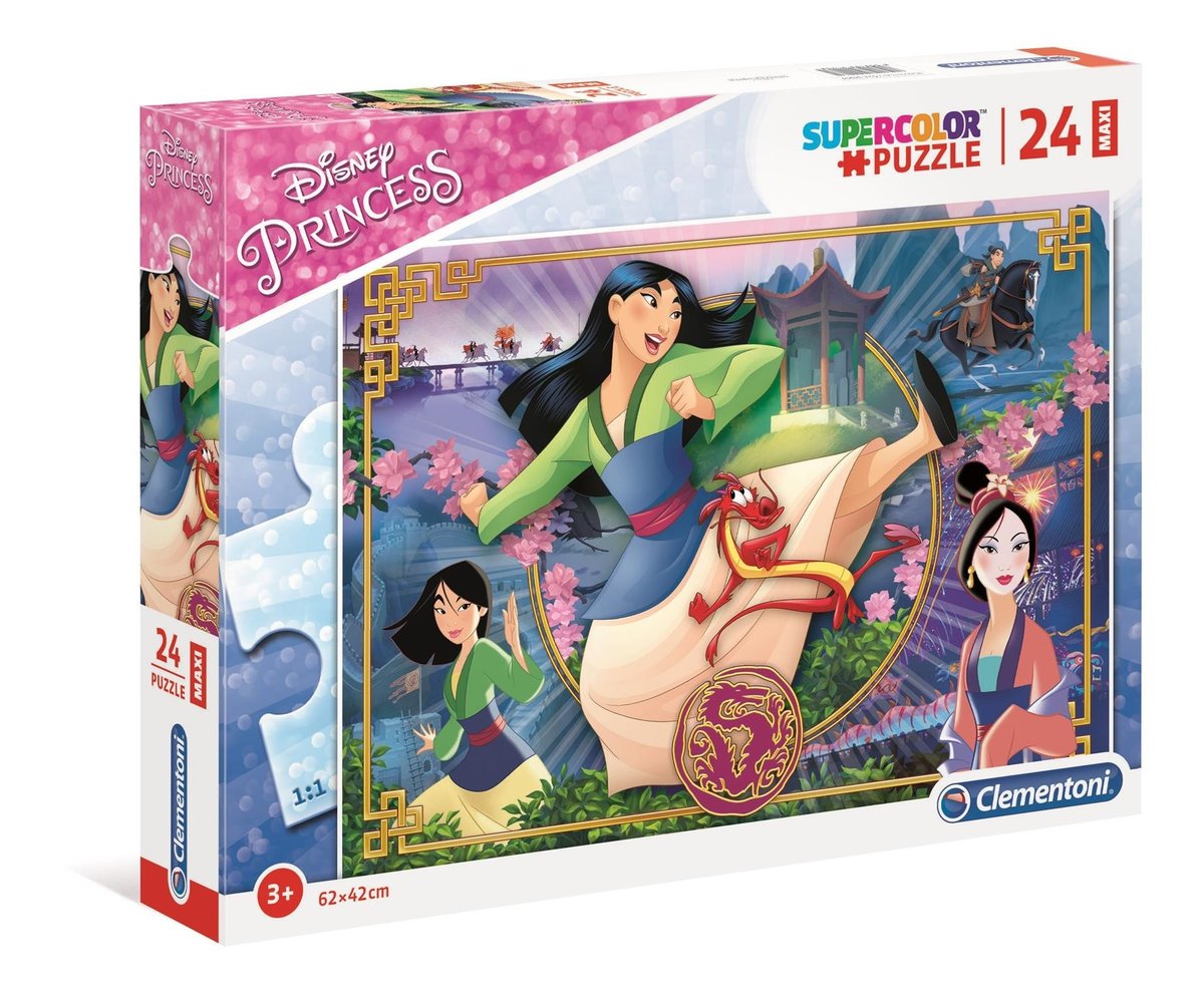 Clementoni, puzzle, Disney, Mulan, 24 el.