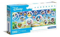 Clementoni, puzzle, Disney, Panorama Disney Classic, 1000 el.