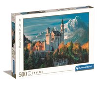 Clementoni, Puzzle HQ Neuschwanstein Castle, 500 el. Clementoni