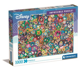 Clementoni, Puzzle, Impossible, Disney Classic, 1000 el. - Clementoni