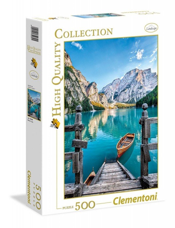 Clementoni, puzzle, Jezioro Braies, 500 el.