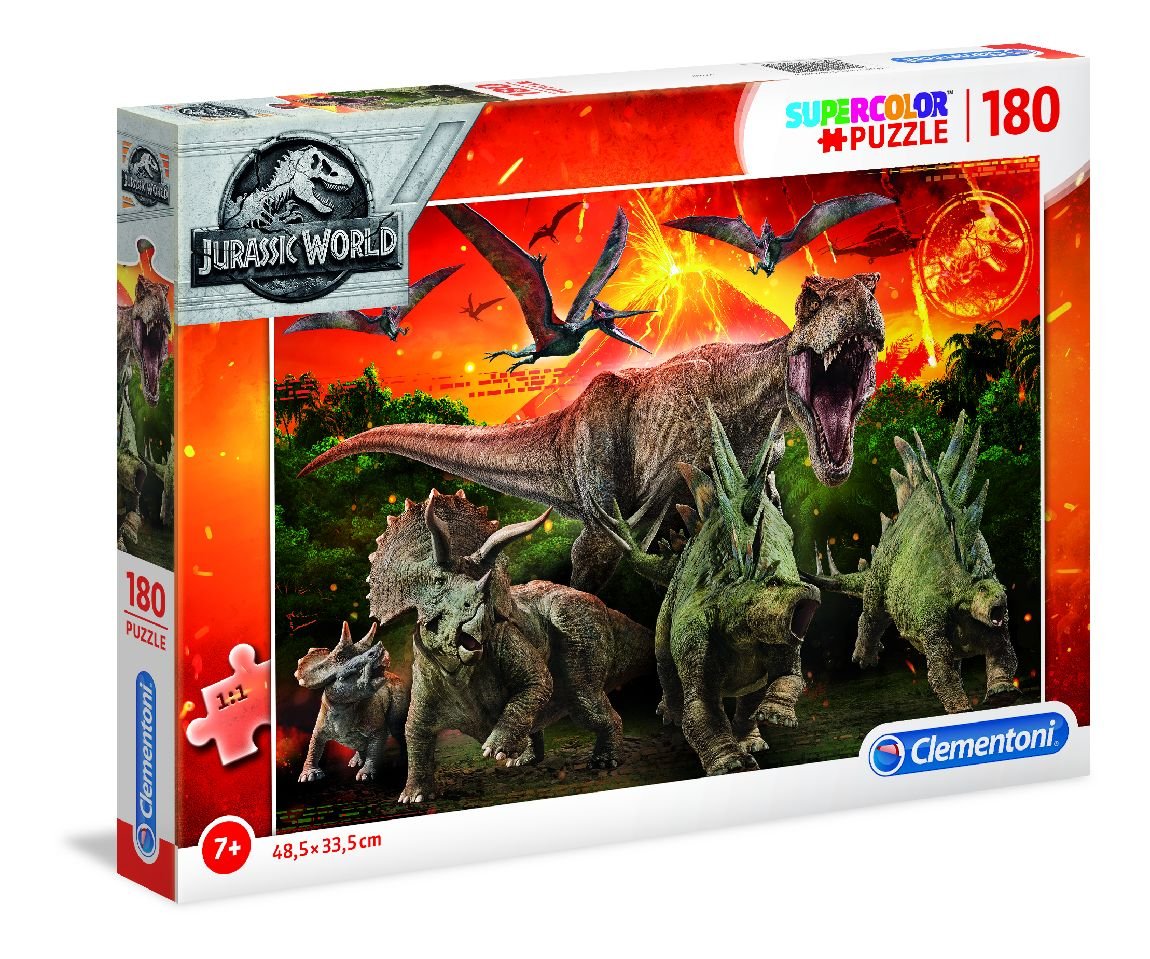 Clementoni, puzzle, Jurassic World, 180 el.