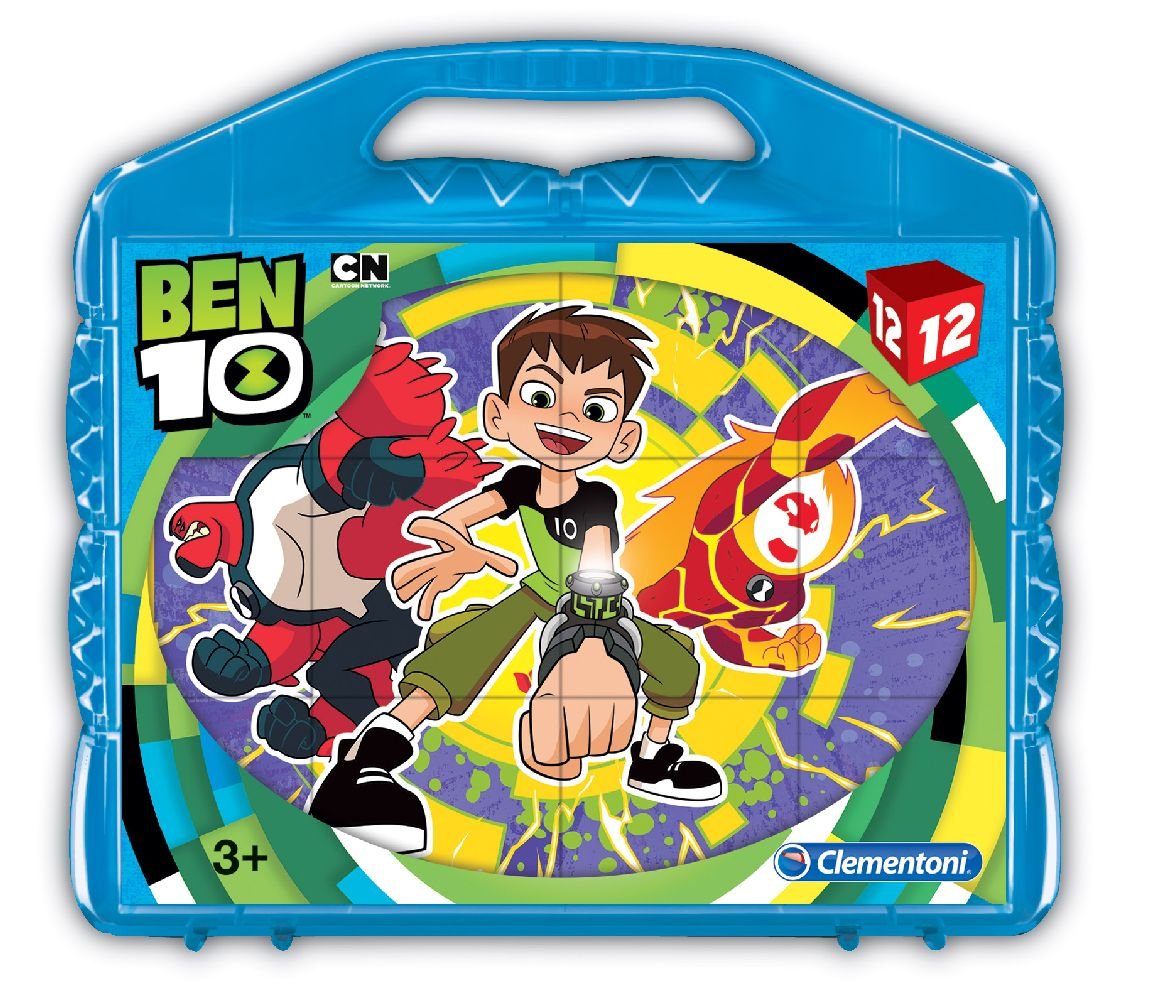 Clementoni, puzzle, klocki Ben 10, 12 el.