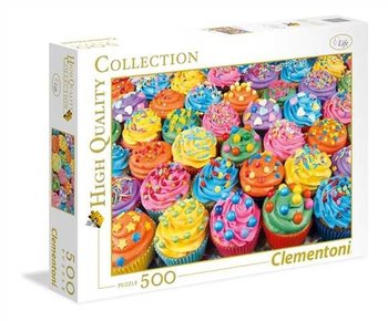 Clementoni, puzzle, Kolorowe babeczki, 500 el. - Clementoni