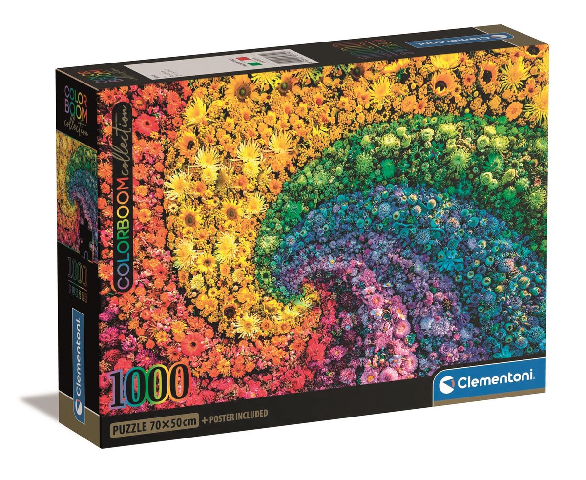 Clementoni Clementoni, puzzle, kompaktowe opakowanie, Colorboom, 1000 el.