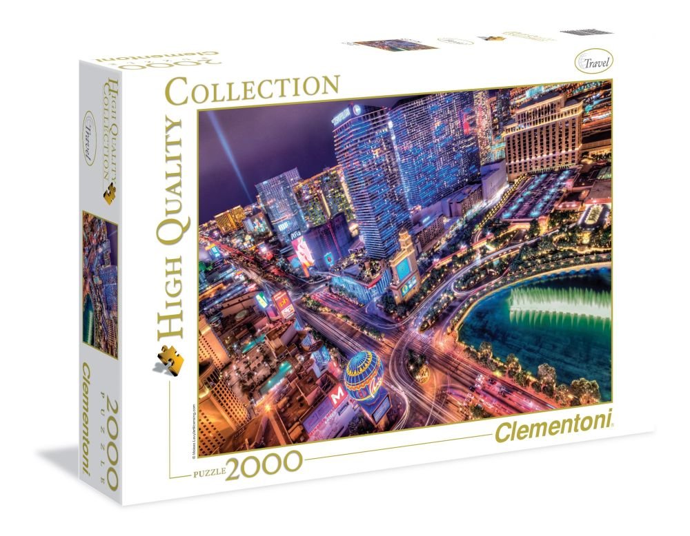Clementoni, puzzle, Las Vegas, 2000 el.