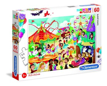 Clementoni, puzzle, Luna Park, 60 el. - Clementoni