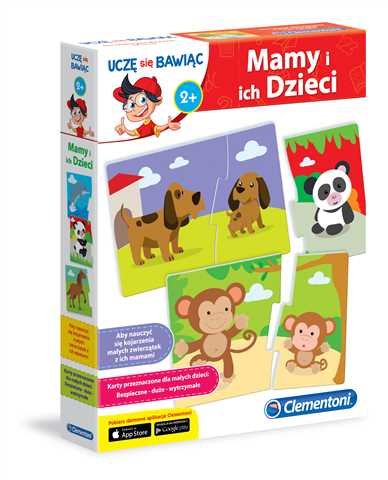 Clementoni, puzzle, Mamy i ich dzieci, 8w1