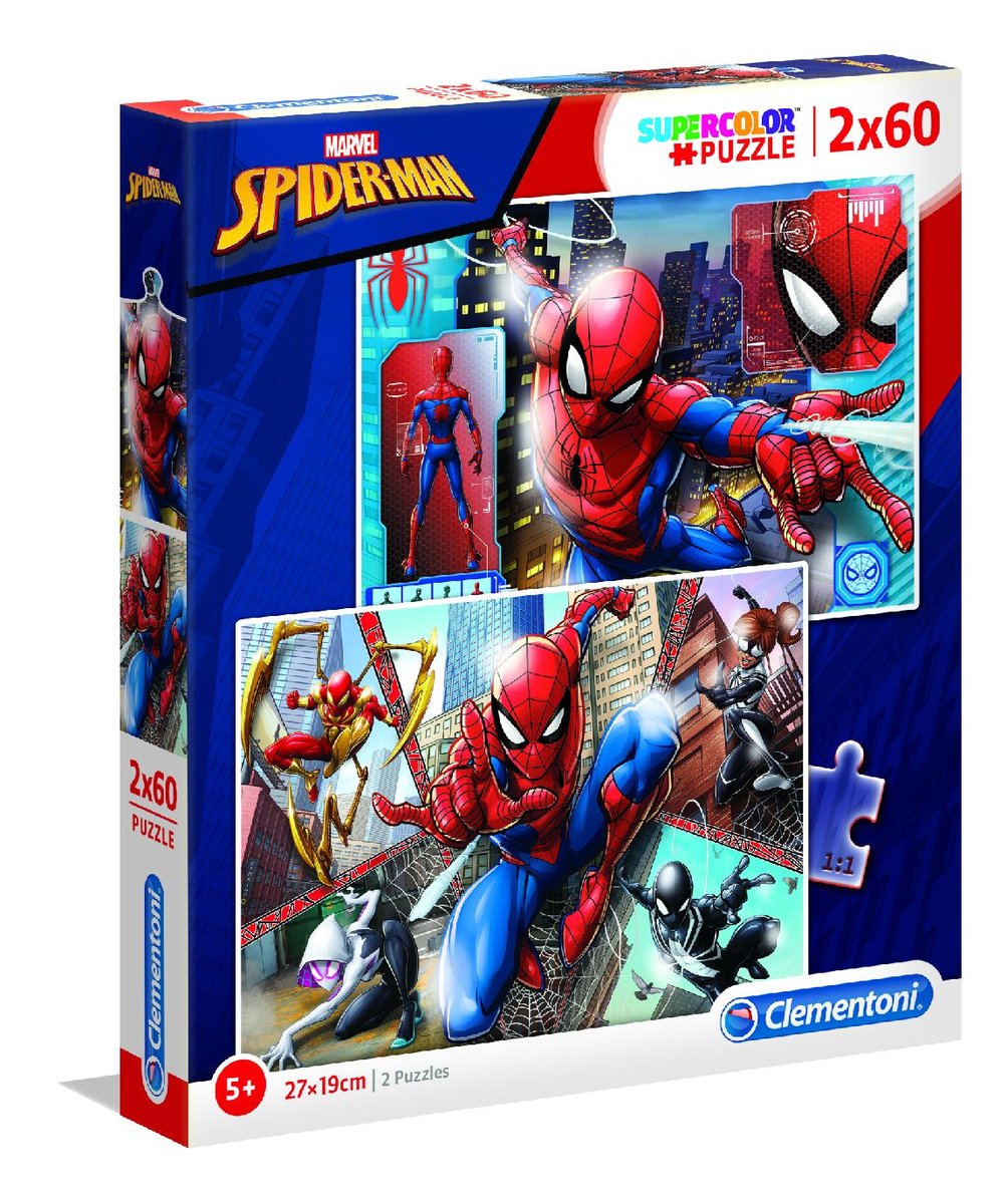 Clementoni, puzzle, Marvel, Spider-Man, 60/60 el.