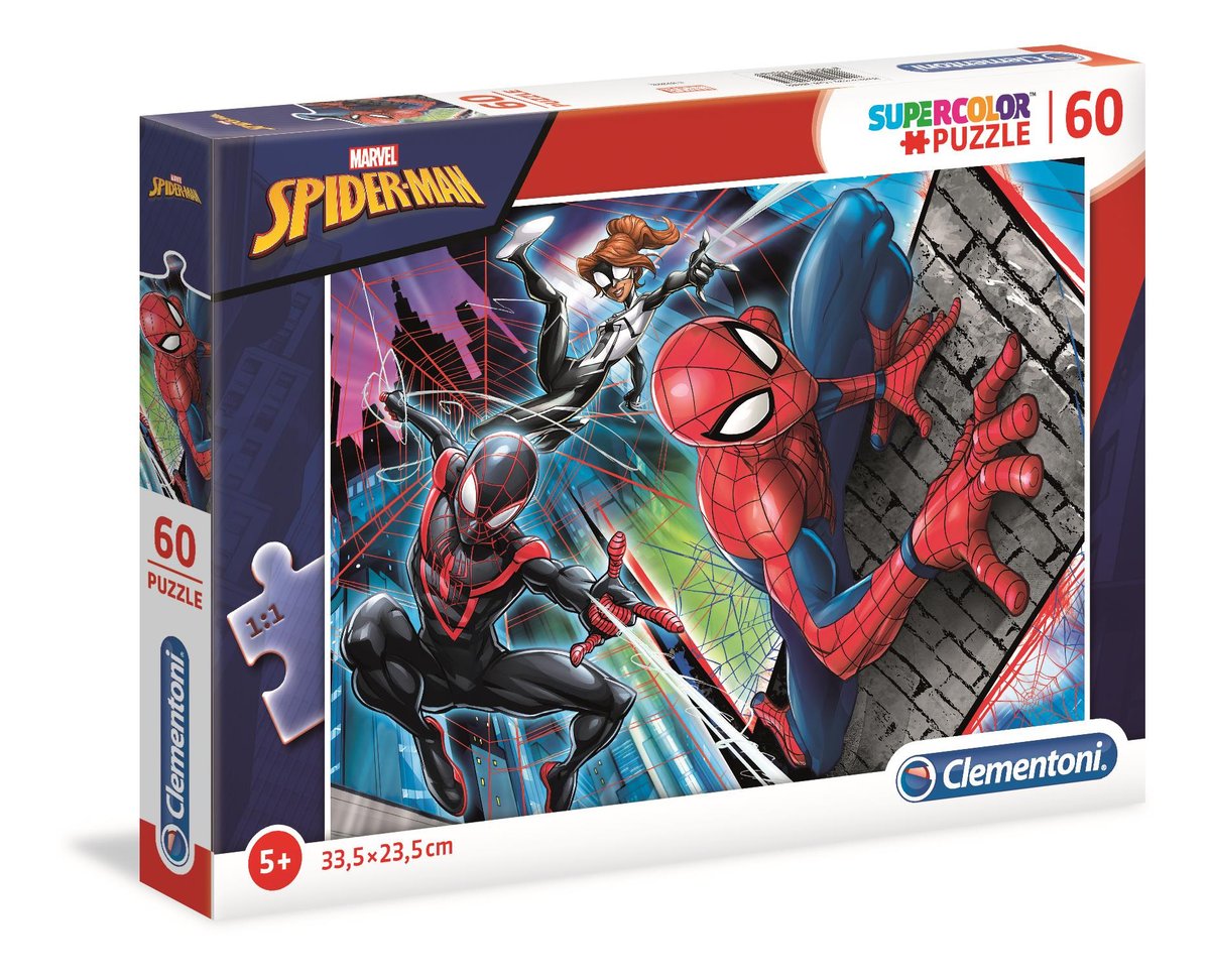 Clementoni, puzzle, Marvel, Spider-Man, 60 el.
