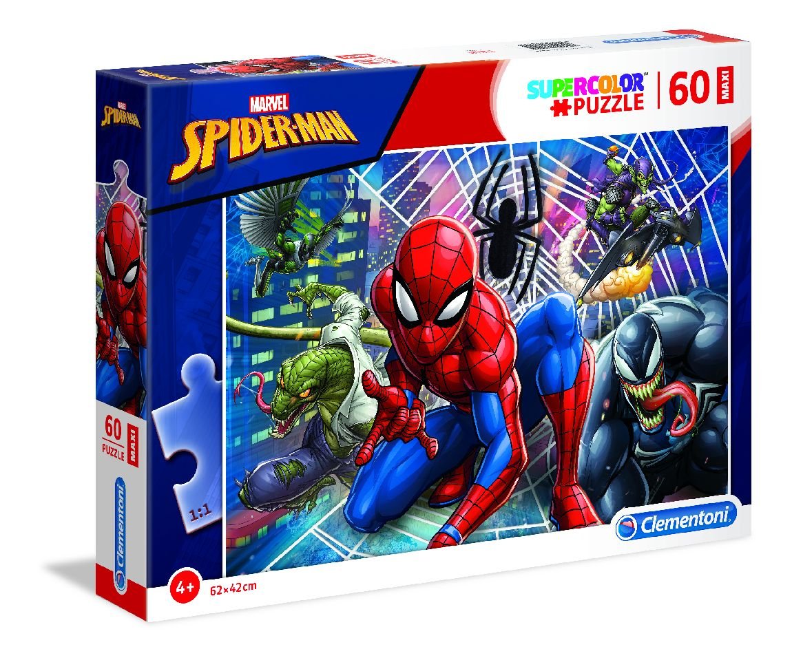 Clementoni, puzzle, Marvel, Spider-Man, 60 el.