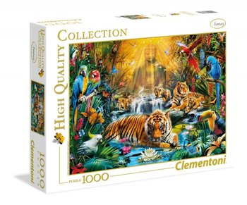 Clementoni, puzzle, Mistyczne tygrysy, 1000 el. - Clementoni