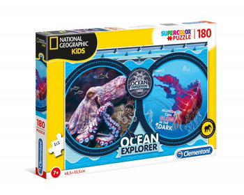 Clementoni, puzzle, National Geographic, Kids Ocean Expeditio, 180 el. - Clementoni