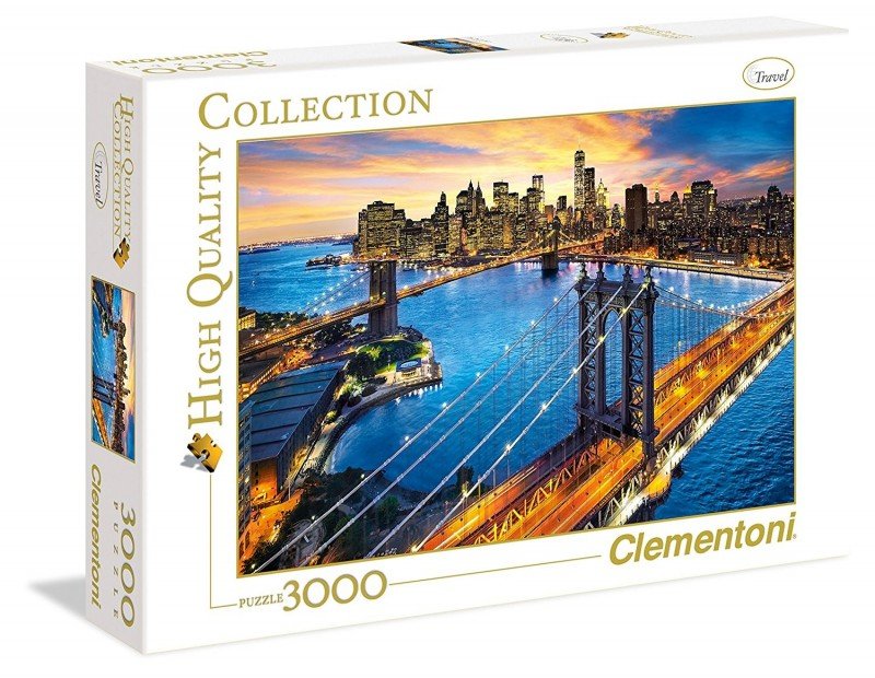 Clementoni, puzzle, Nowy Jork, 3000 el.
