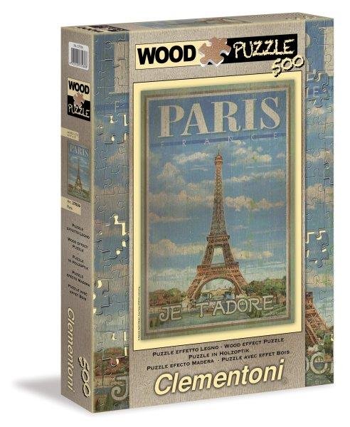 Clementoni, puzzle, Paryż, 500 el.