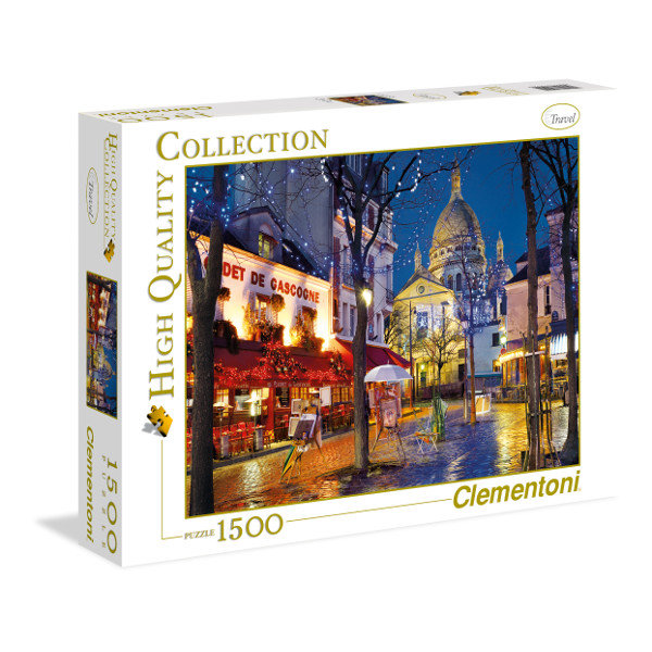 Clementoni, puzzle, Paryż Montmartre, 1500 el.