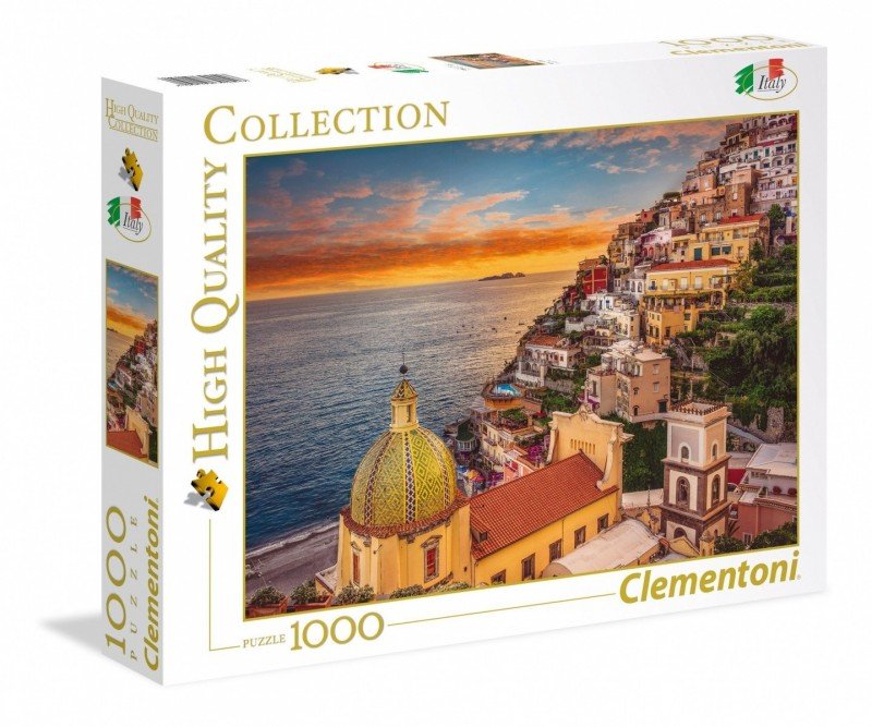 Clementoni, puzzle, Positano, Włochy, 1000 el.