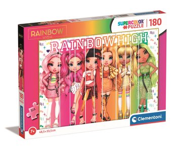 Clementoni, puzzle, Rainbow High, 180 el. - Clementoni