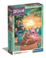 Clementoni, puzzle, Stitch and Angel, 500 el. Clementoni