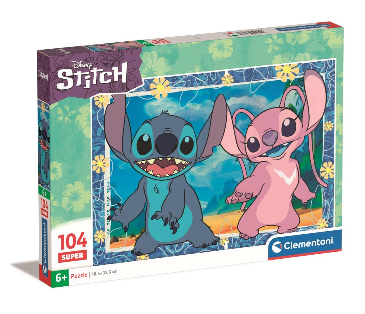Clementoni Clementoni, Puzzle, Super Kolor, Stitch, Super 104 el.