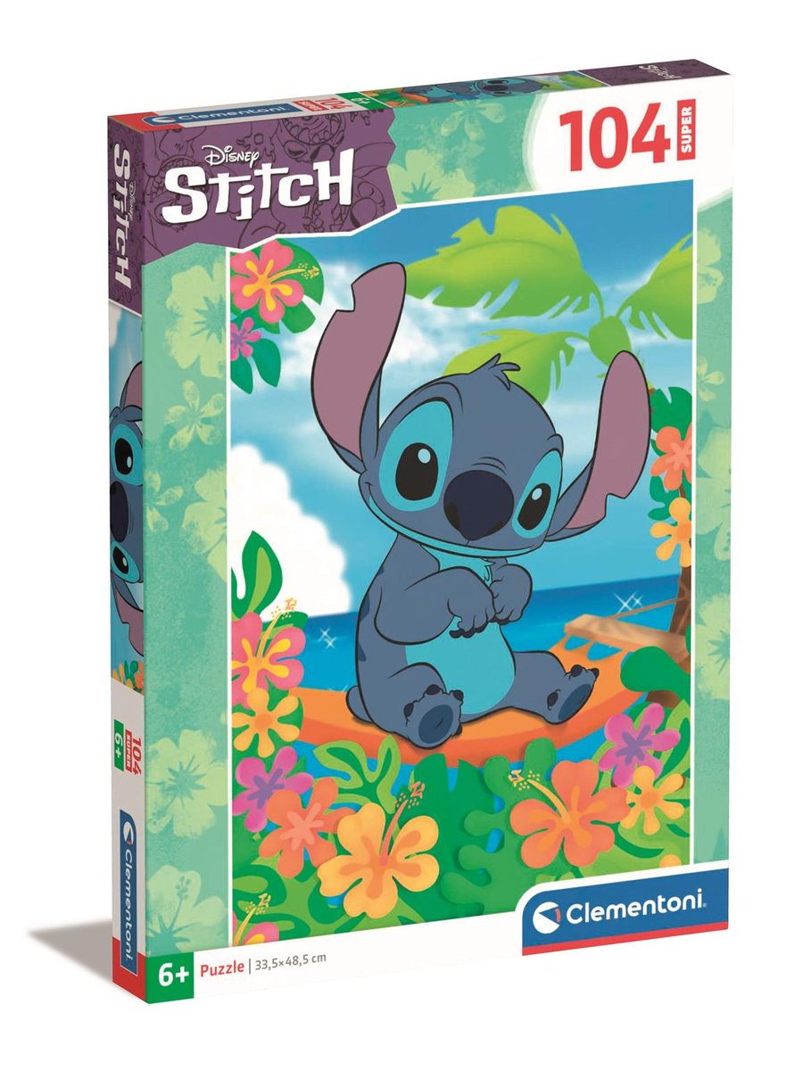 Clementoni Clementoni, Puzzle, Super Kolor, Stitch, Super 104 el.