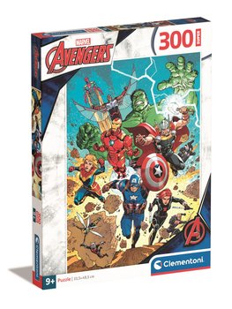 Clementoni, Puzzle, Super Kolor, The Avengers, Super 300 el. - Clementoni