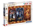 Clementoni, puzzle, Supercolor Harry Potter, 104 el. - Clementoni