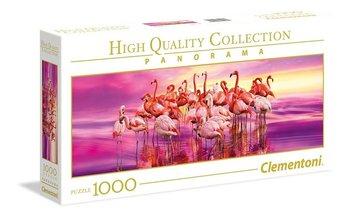 Clementoni, puzzle, Taniec flamingów, 1000 el. - Clementoni