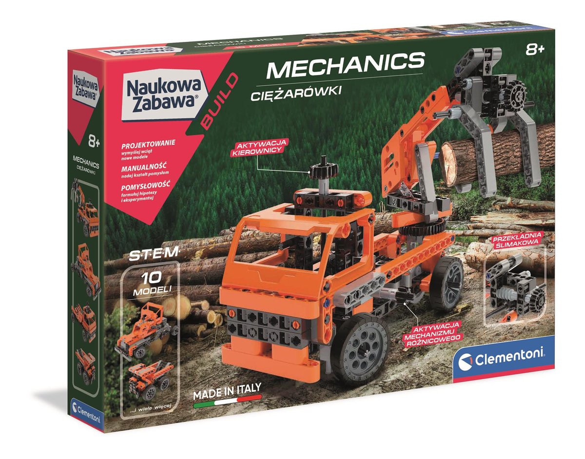 Clementoni TechnoLogic, Laboratorium Mechaniki, klocki konstrukcyjne Ciężarówki