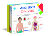 Clementoni, zabawka edukacyjna Montessori: ciało ludzkie, 50095