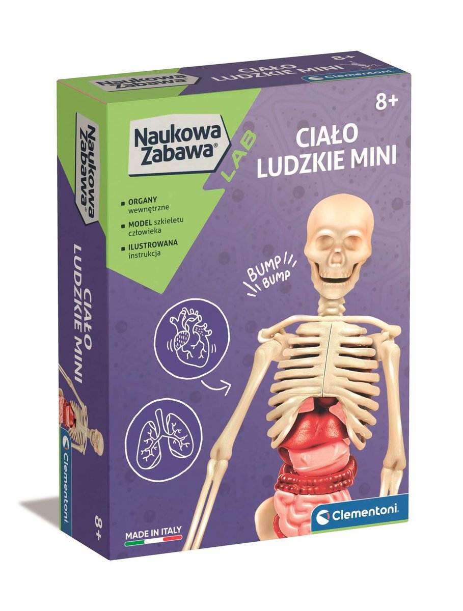 Clementoni, zabawka naukowa Ciało ludzkie mini-Zdjęcie-0
