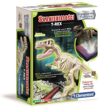 Clementoni, zestaw edukacyjny Skamieniałości: T-Rex - Clementoni
