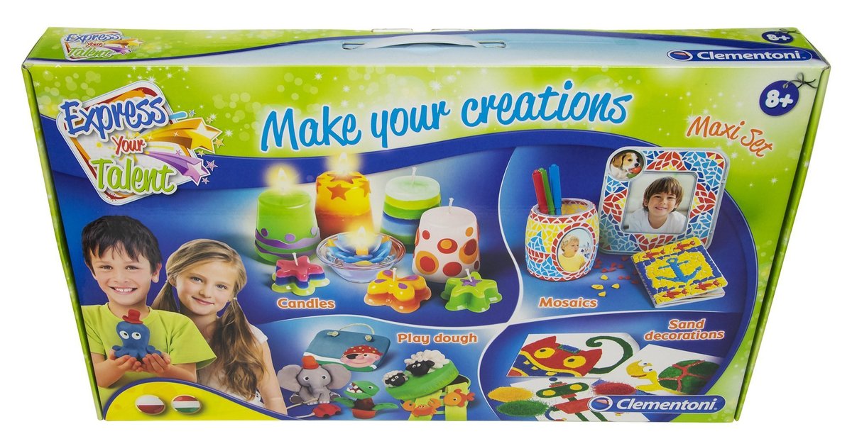 Zestaw Kreatywny Dla Dziewczynki 5 Lat Clementoni, zestaw kreatywny Maxi - Clementoni | Sklep EMPIK.COM