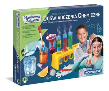 Clementoni, zestaw kreatywny Pierwsze doświadczenia chemiczne - Clementoni