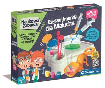 Clementoni, Zestaw naukowy Eksperymenty dla Malucha - Naukowa Zabawa Lab
