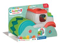 Clemmy Sensoryczny WALEC z Klockami Samochodzik MIĘKKIE KLOCKI Autko Clementoni