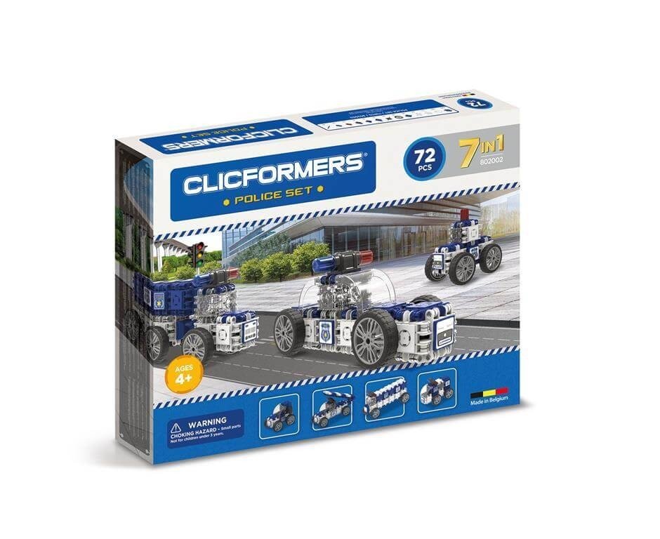 Clicformers, klocki Konstrukcyjne Policja 7w1