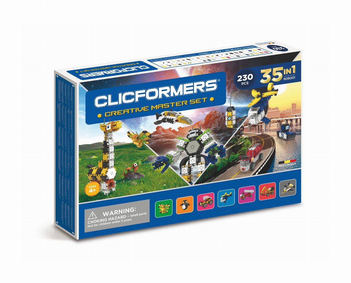 Фото - Конструктор Clicformers Clics Toys, klocki konstrukcyjne clics  230 szt. 