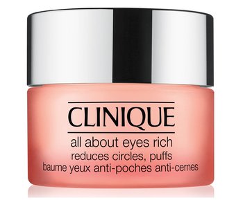 Clinique, All About Eyes Rich, bogaty krem redukujący sińce pod oczami, opuchliznę oraz linie i drobne zmarszczki, 15 ml - Clinique