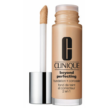 Clinique, Beyond Perfecting, silnie kryjący podkład i korektor w jednym 02 Alabaster, 30 ml - Clinique