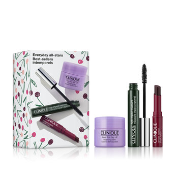 Clinique, Everyday All-Stars zestaw tusz do rzęs 7ml + pomadka do ust 1.2g + oczyszczający balsam do twarzy 15ml - Clinique