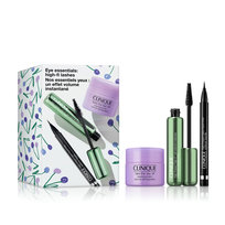 Clinique, Eye Essentials: High-Fi Lashes zestaw eyeliner w płynie 0.34g + tusz do rzęs 10ml + oczyszczający balsam do twarzy 15ml