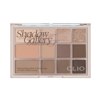 CLIO Shade & Shadow Palette #01 Shadow Gallery 9.6 g - paleta neutralnych cieni do powiek - Clio