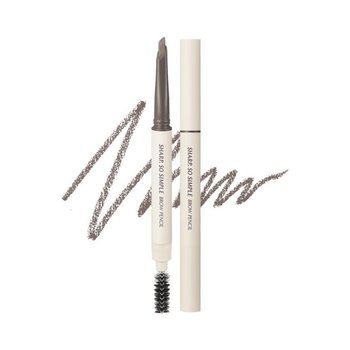CLIO Sharp So Simple Brow Pencil #01 Taupe Gray 0.18 g - neutralno-brązowa kredka do brwi - Clio