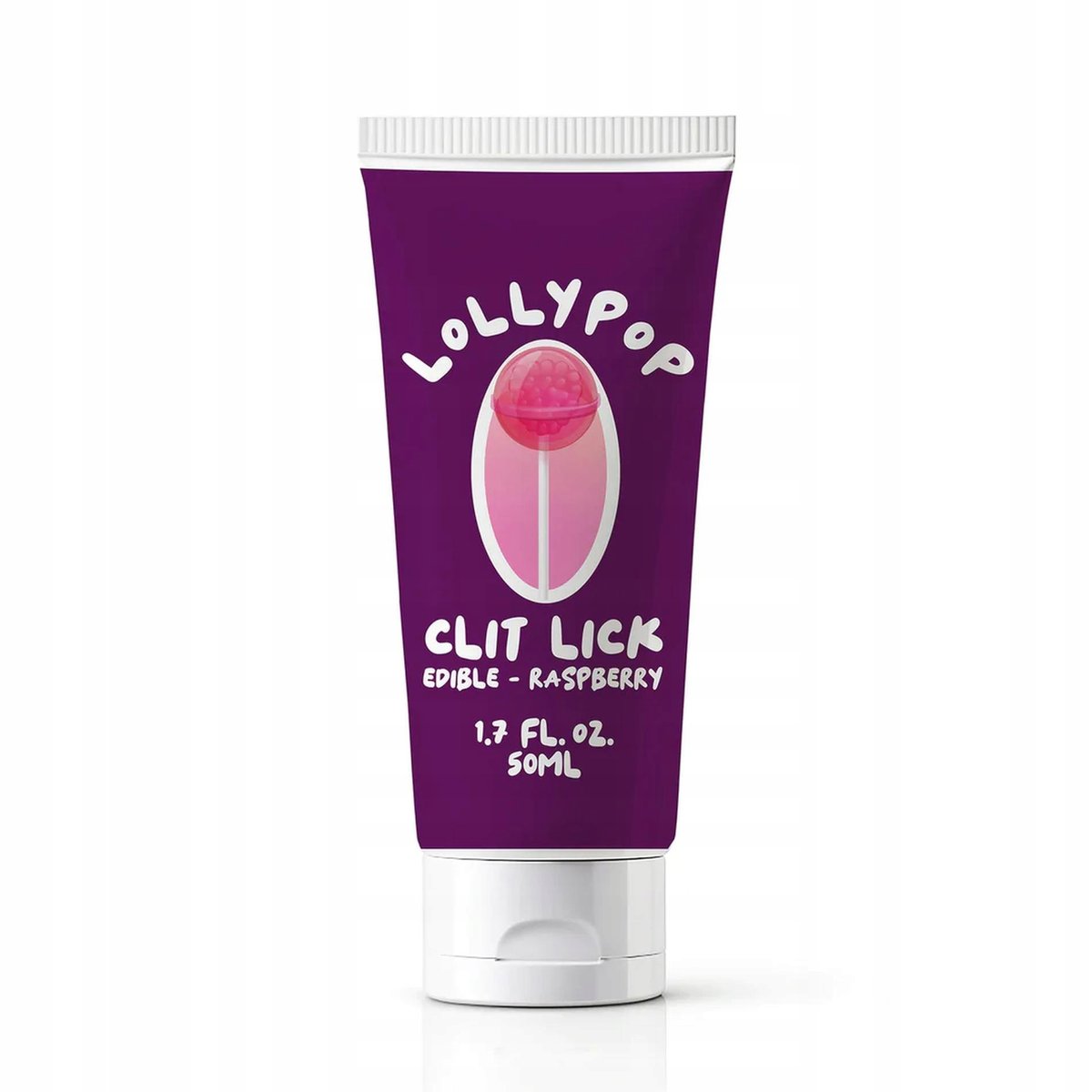Clit Lick Lollypop Raspberry Krem Do Malowania Cia a Jadalny 50 Ml clit-lick-lollypop-raspberry-krem-do-malowania-cia-a-jadalny-50-ml