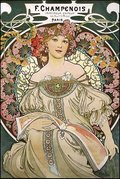 Close, Plakat, Alfons Mucha F. Champenois 1897, 61x91,5 cm - Close