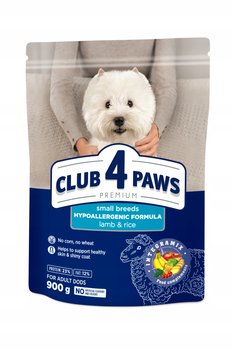 CLUB 4 PAWS Sucha karma dla psów małych ras - jagnięcina/ryż 900 g - Club 4 Paws