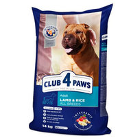 Club 4 Paws Sucha Karma Dla Psów Wszystkich ras - Jagnięcina i ryż 14 kg