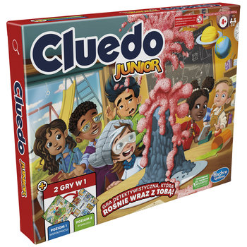 Cluedo Junior 2w1, gra planszowa, Hasbro, F6419 - Hasbro